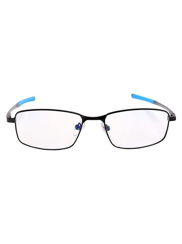 Armação de Óculos Retangular Socket OX3217 Preto e Azul
