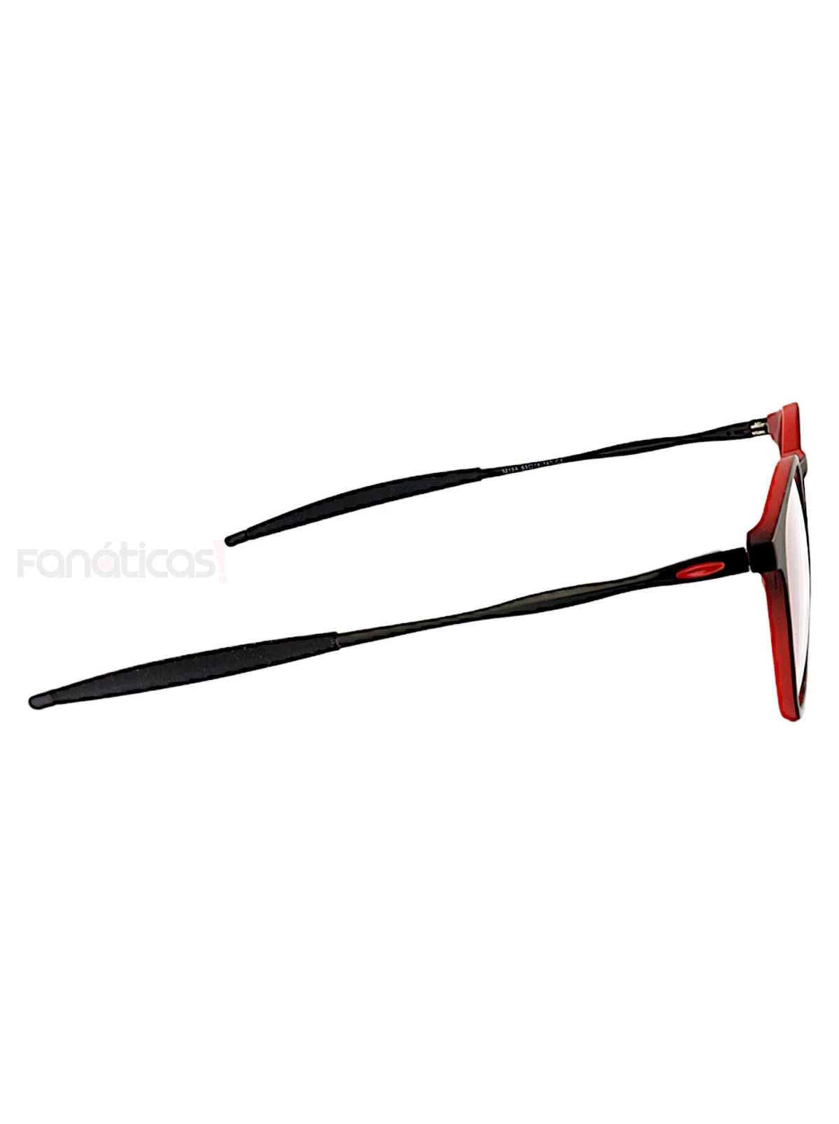 Armação de Óculos Redondo O3219A Preto e Vermelho