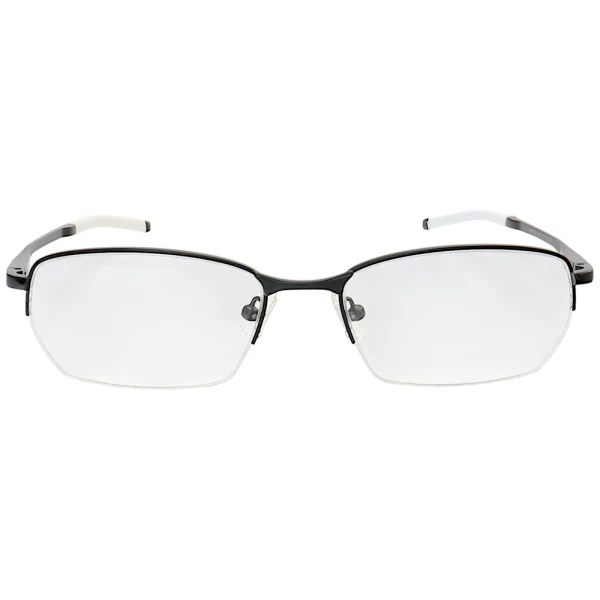 Armação de Óculos Meio Aro Kang OX7031 Preto e Branco