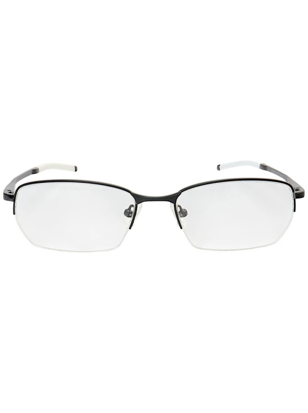 Armação de Óculos Meio Aro Kang OX7031 Preto e Branco