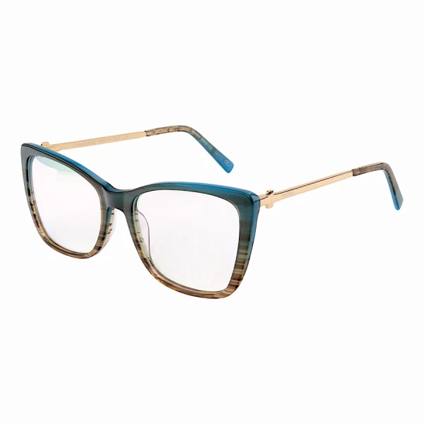 Armação de Óculos Quadrada TF2162 Azul Degrade