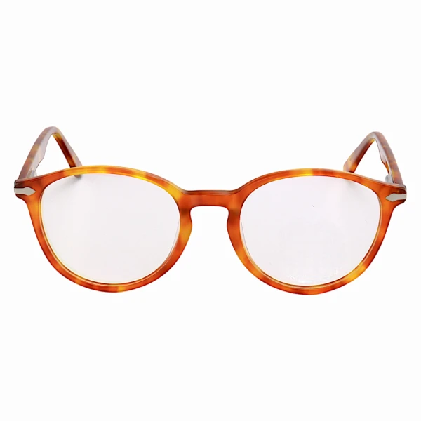 Armação de Óculos Redondo Pers 3183V Caramelo Tartaruga