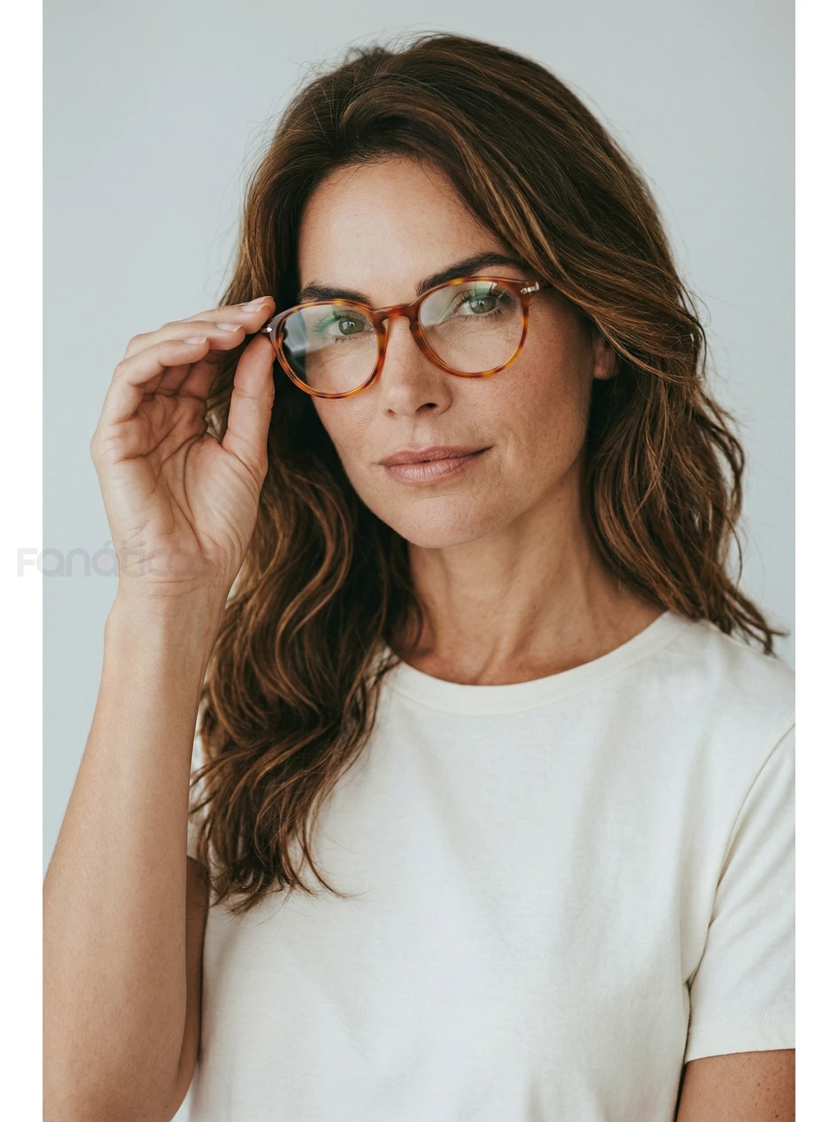 Armação de Óculos Redondo Pers 3183V Caramelo Tartaruga