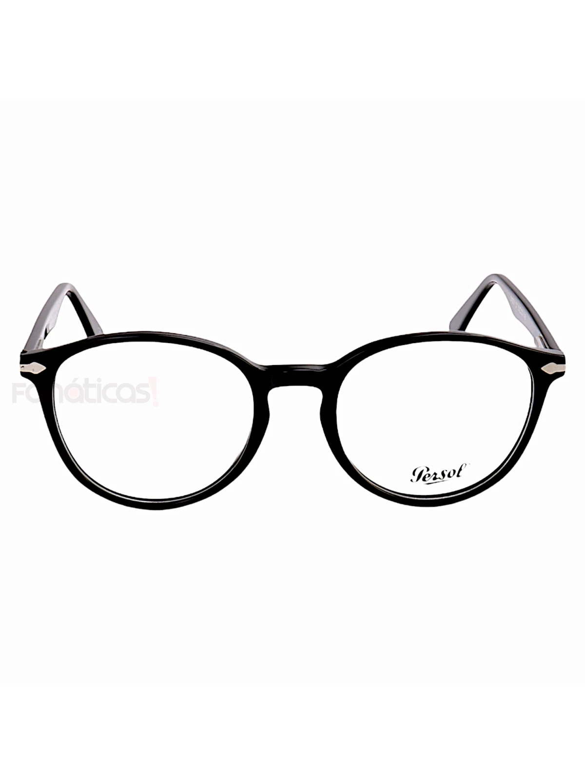 Armação de Óculos Redondo Pers 3183V Preto