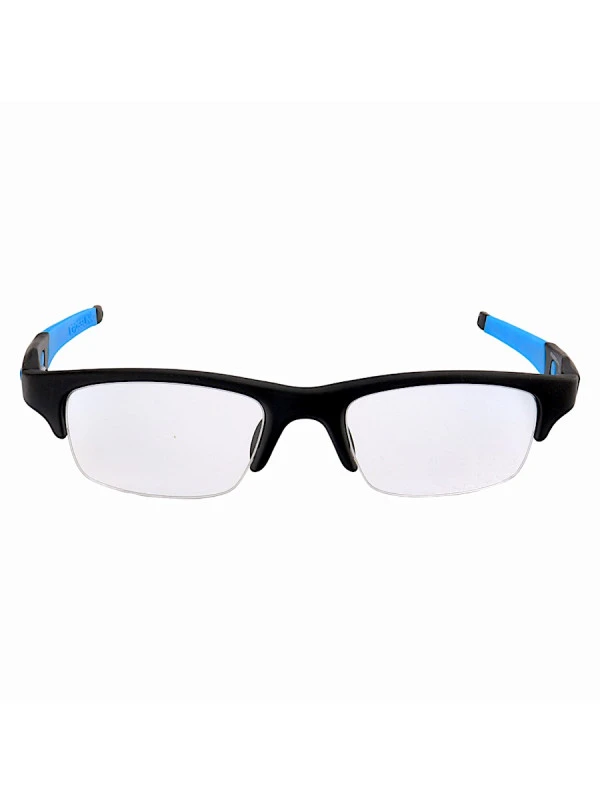 Armacao de Óculos Crosslink OX8038 Meio Aro Preta e Azul