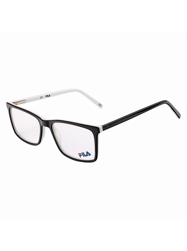 Armação de Óculos Retangular Masculina FL7062 Preto e Branco