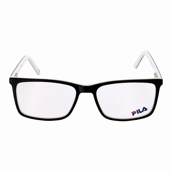 Armação de Óculos Retangular Masculina FL7062 Preto e Branco
