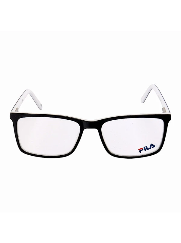 Armação de Óculos Retangular Masculina FL7062 Preto e Branco