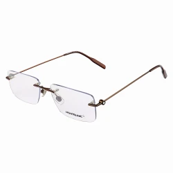 Armação de Óculos Retangular Balgriff MB0101AO Marrom