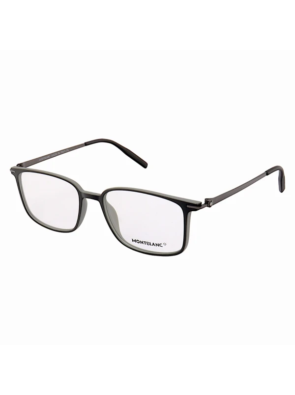 Armação de Óculos Quadrada MB0196O Preto e Cinza