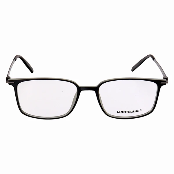 Armação de Óculos Quadrada MB0196O Preto e Cinza