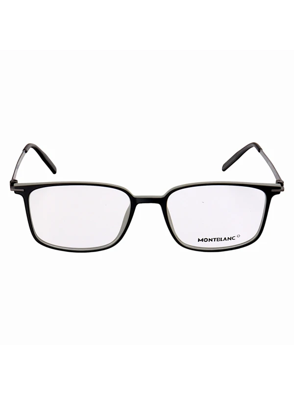 Armação de Óculos Quadrada MB0196O Preto e Cinza