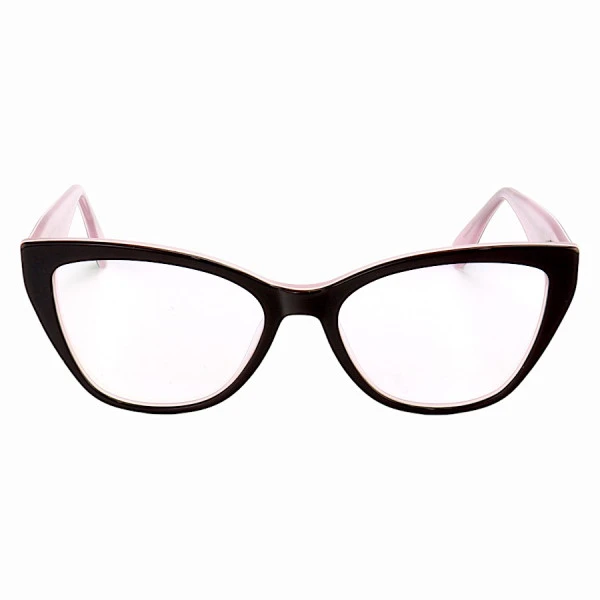 Armação de Óculos Gatinho VMV02UV Preto e Rosa