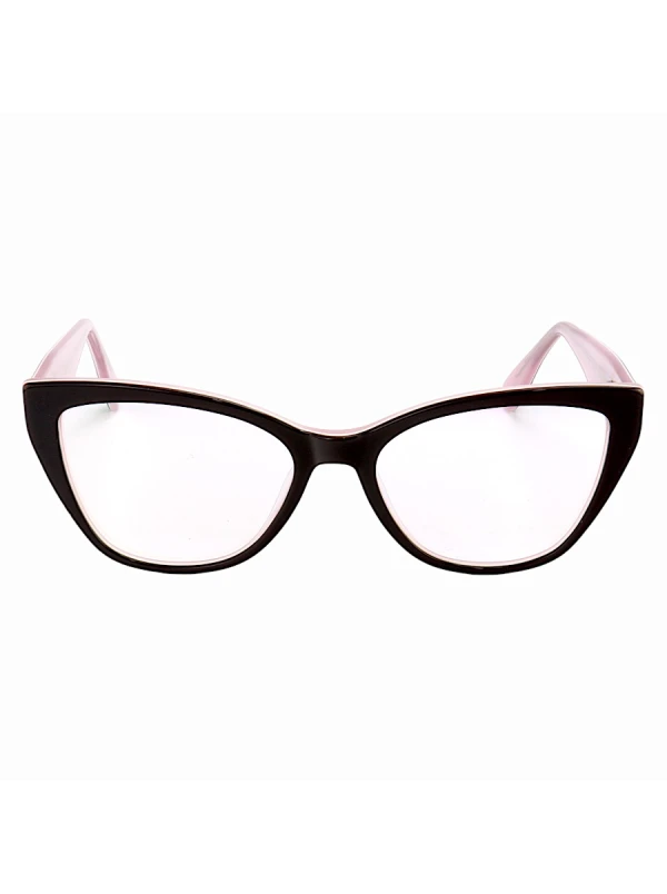 Armação de Óculos Gatinho VMV02UV Preto e Rosa