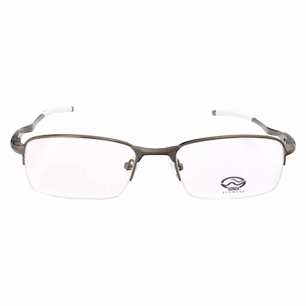 Armação de Óculos Meio Aro Evade OX3208 Grafite e Branco