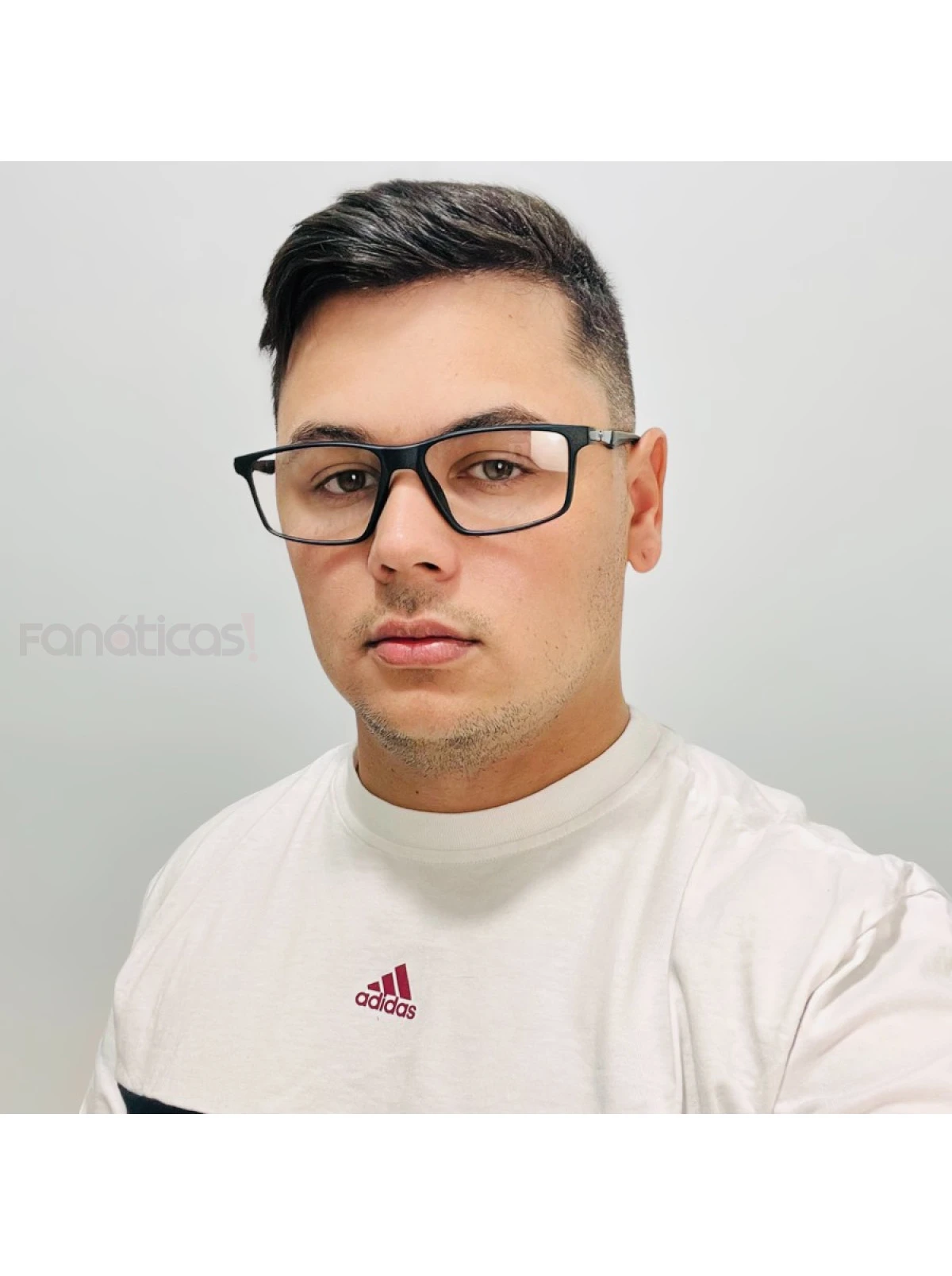 Armação de Óculos Retangular Molas 180 C1 GZ9141 Preta