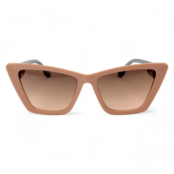 Óculos de Sol Feminino Gatinho Jade Nude claro