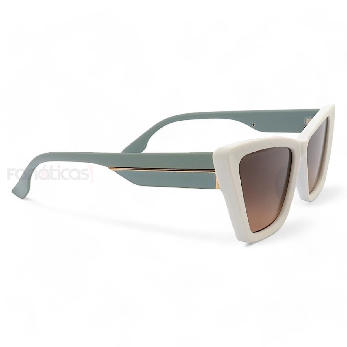 Óculos de Sol Feminino Gatinho Jade Branco