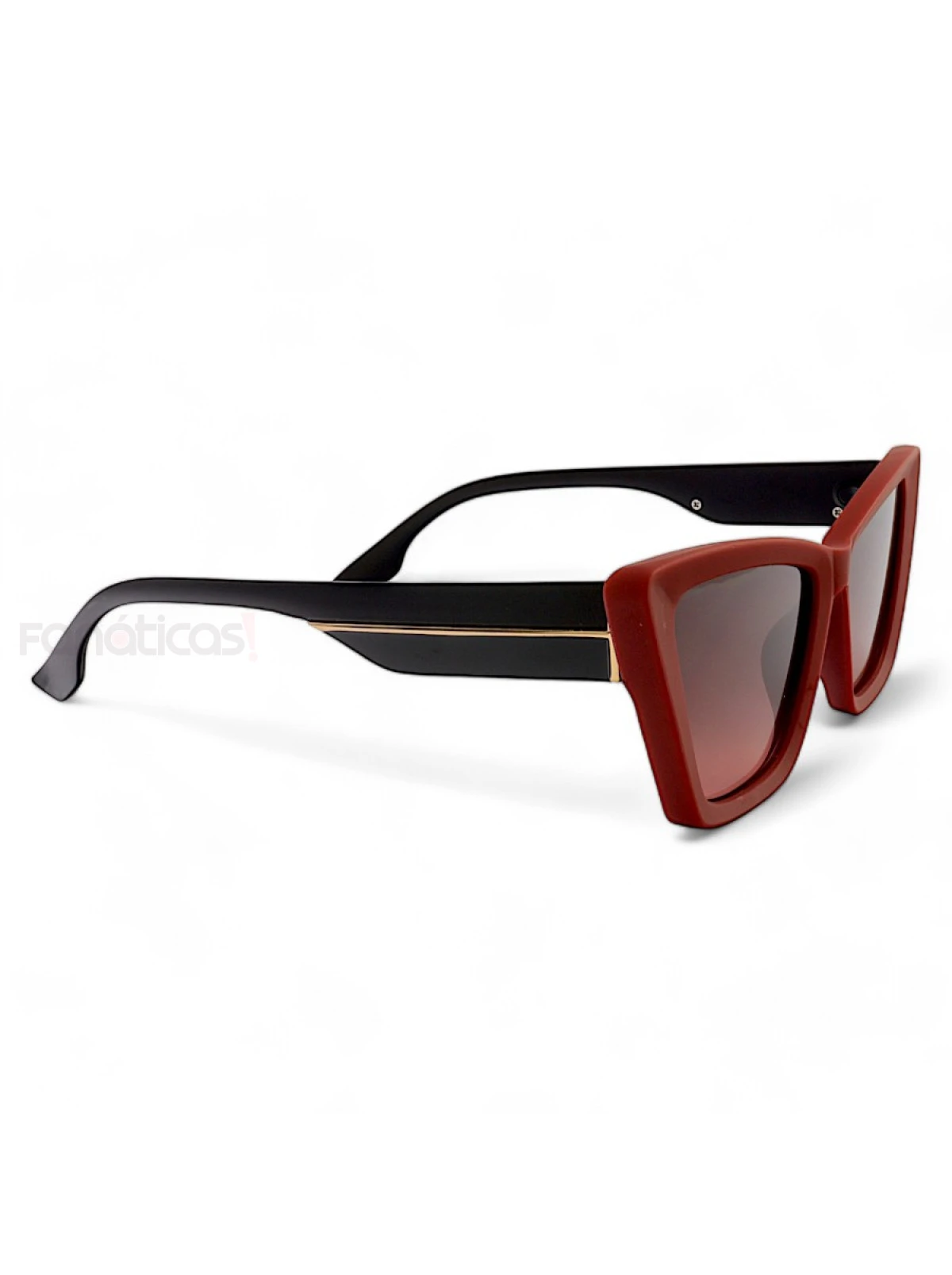 Óculos de Sol Feminino Gatinho Jade Vermelho