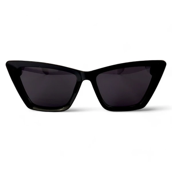 Óculos de Sol Feminino Gatinho Jade Preto e Branco