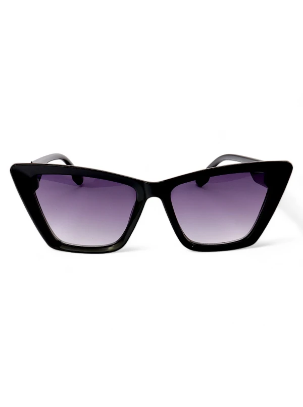 Óculos de Sol Feminino Gatinho Jade Preto