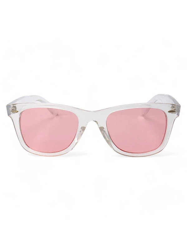 Óculos de Sol Londres Transparente e Rosa