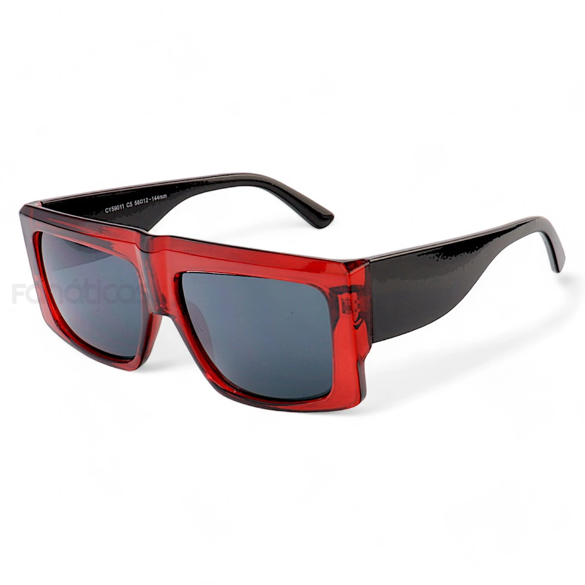 Óculos de Sol Mascara Filip Vermelho e Preto
