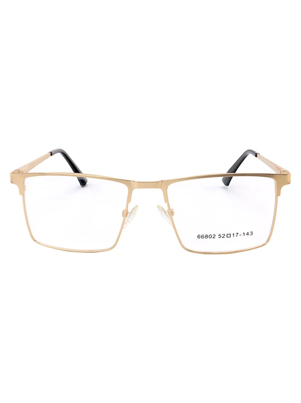 Armação de Óculos Quadrado 66802 Dourado
