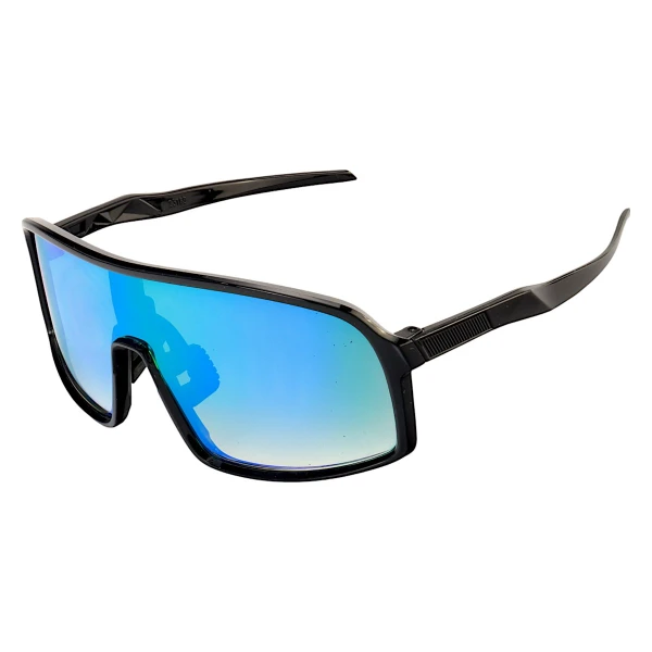 Óculos Cougar Preto e Verde Bicolor