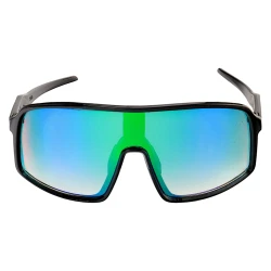 Óculos Cougar Preto e Verde Bicolor