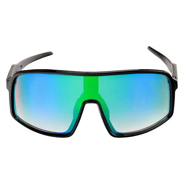 Óculos Cougar Preto e Verde Bicolor