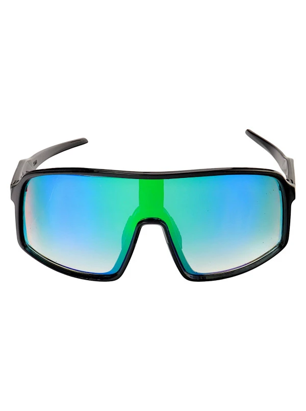 Óculos Cougar Preto e Verde Bicolor