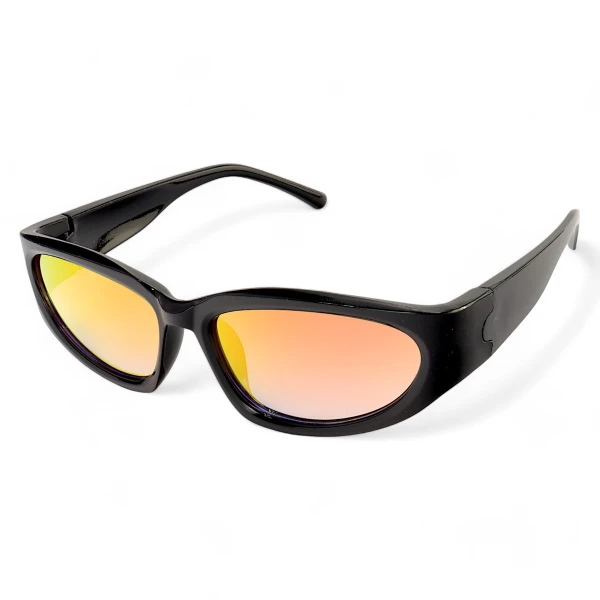 Óculos Brusk Preto e Vermelho