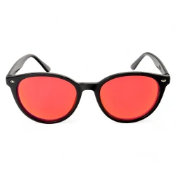 Óculos Lazio Preto e Vermelho