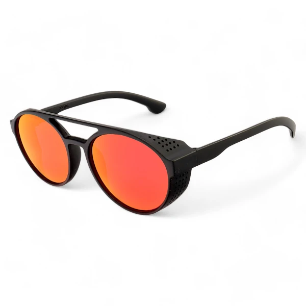 Óculos Punk Preto e Vermelho