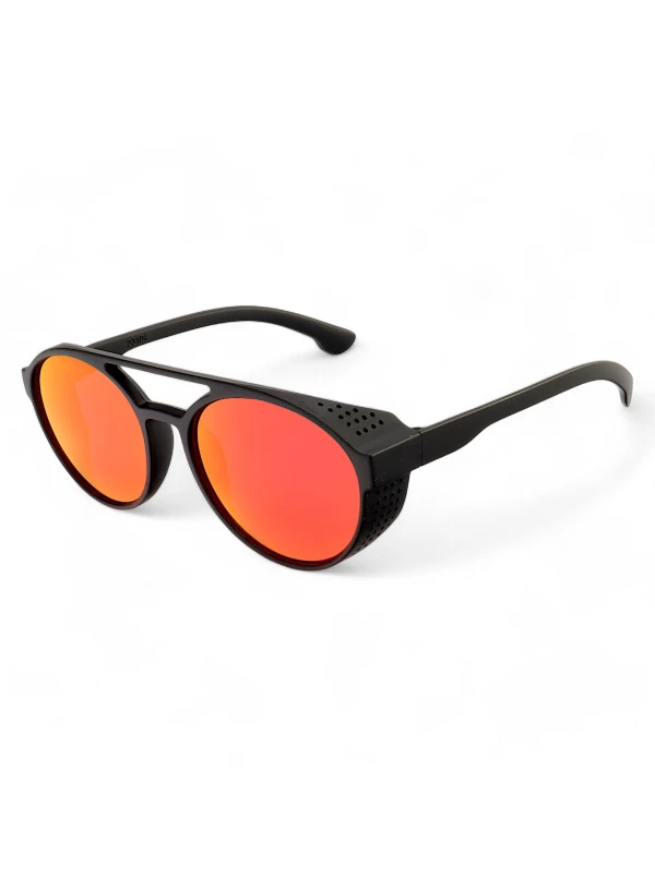 Óculos Punk Preto e Vermelho