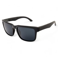 Óculos Wood Preto Amadeirado