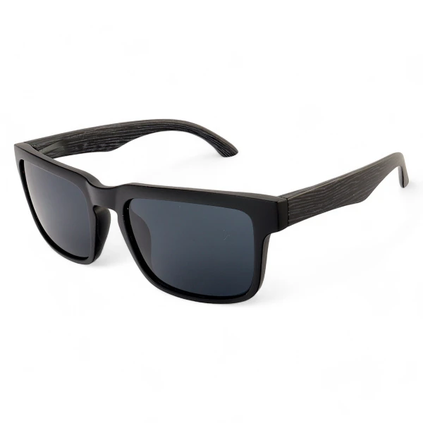 Óculos Wood Preto Amadeirado