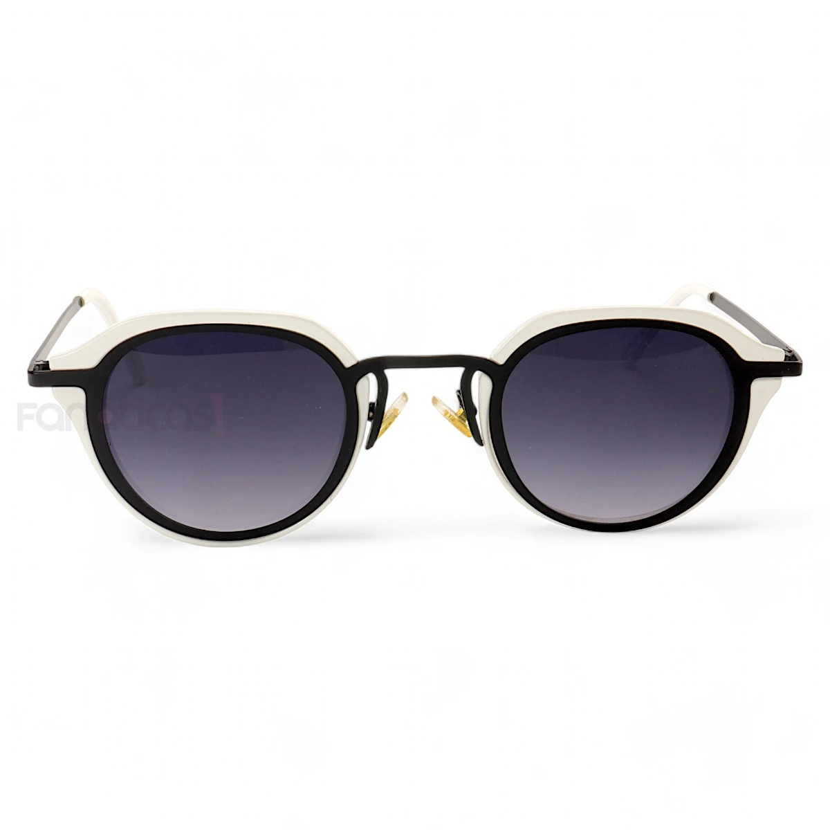 Óculos De Sol Oval Bulier Branco