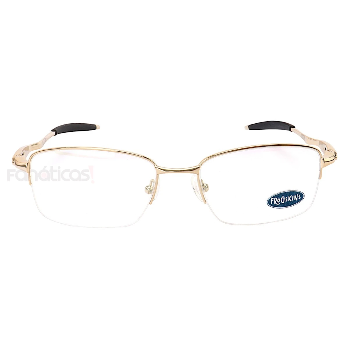 Armação de Óculos Meio Aro Evade 4061 Metal Dourado