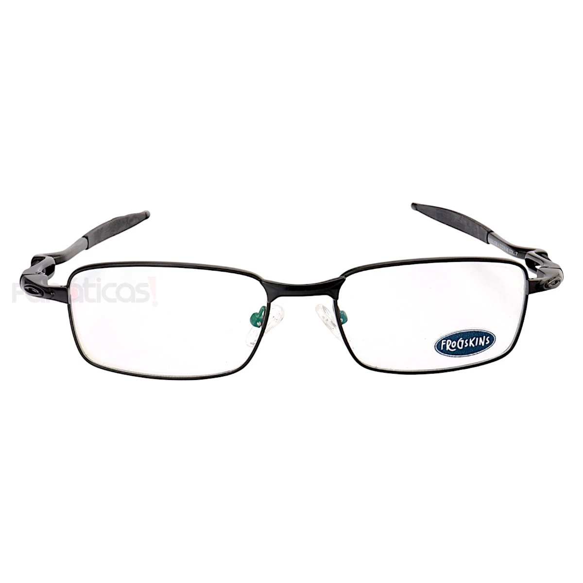 Armação de Óculos Retangular 5043 Molinha Metal Preto Masculina