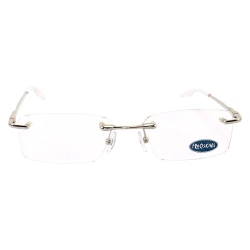 Armação Balgriff Wingback Prata e Branca Masculina