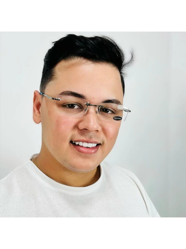 Armação Balgriff Wingback Grafite e Azul Masculina