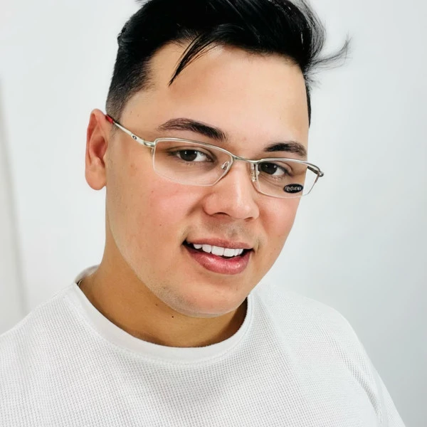 Armação Fio de Nylon Wingback Prata e Vermelho