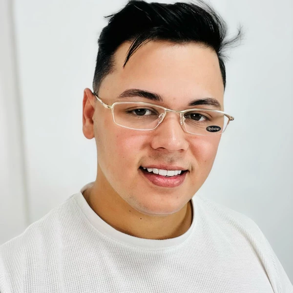 Armação Fio de Nylon Wingback Dourado