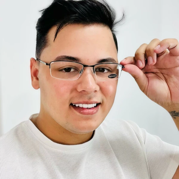 Armação Fio de Nylon Wingback Preto