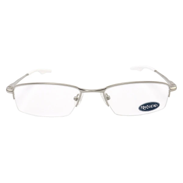 Armação Fio de Nylon Wingback Prata e Branco