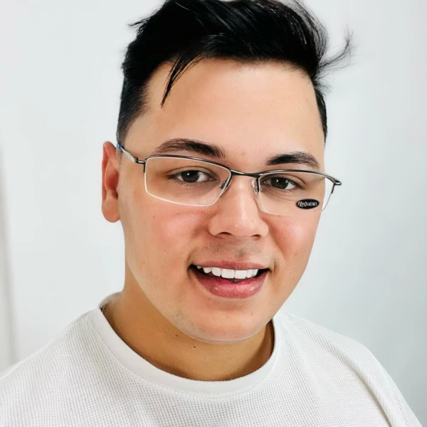 Armação Fio de Nylon Wingback Grafite e Azul