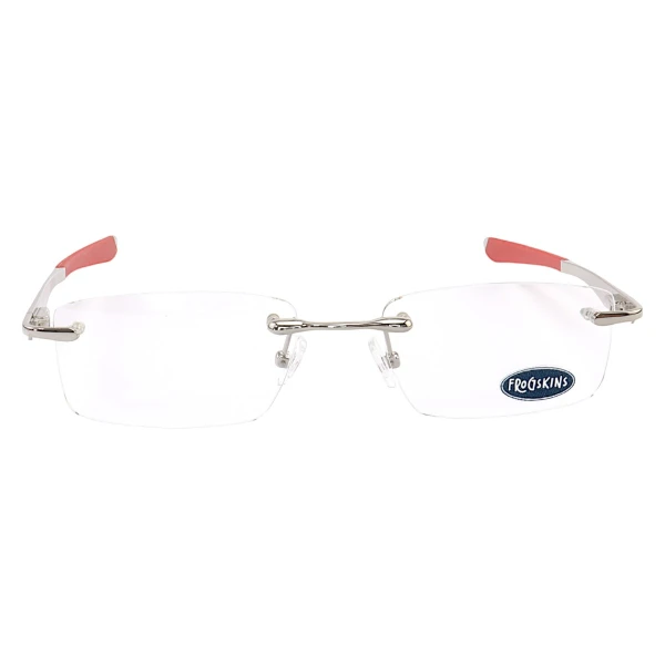 Armação Masculina Wingfold Prata e Vermelho