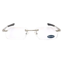 Armação Masculina Wingfold Prata e Preto